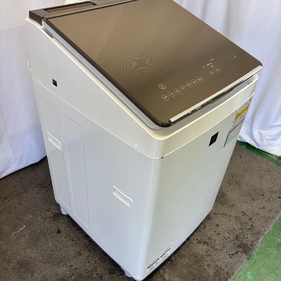 969⭕️洗濯機　SHARP　乾燥　10キロ　大きい　安い　設置無料
