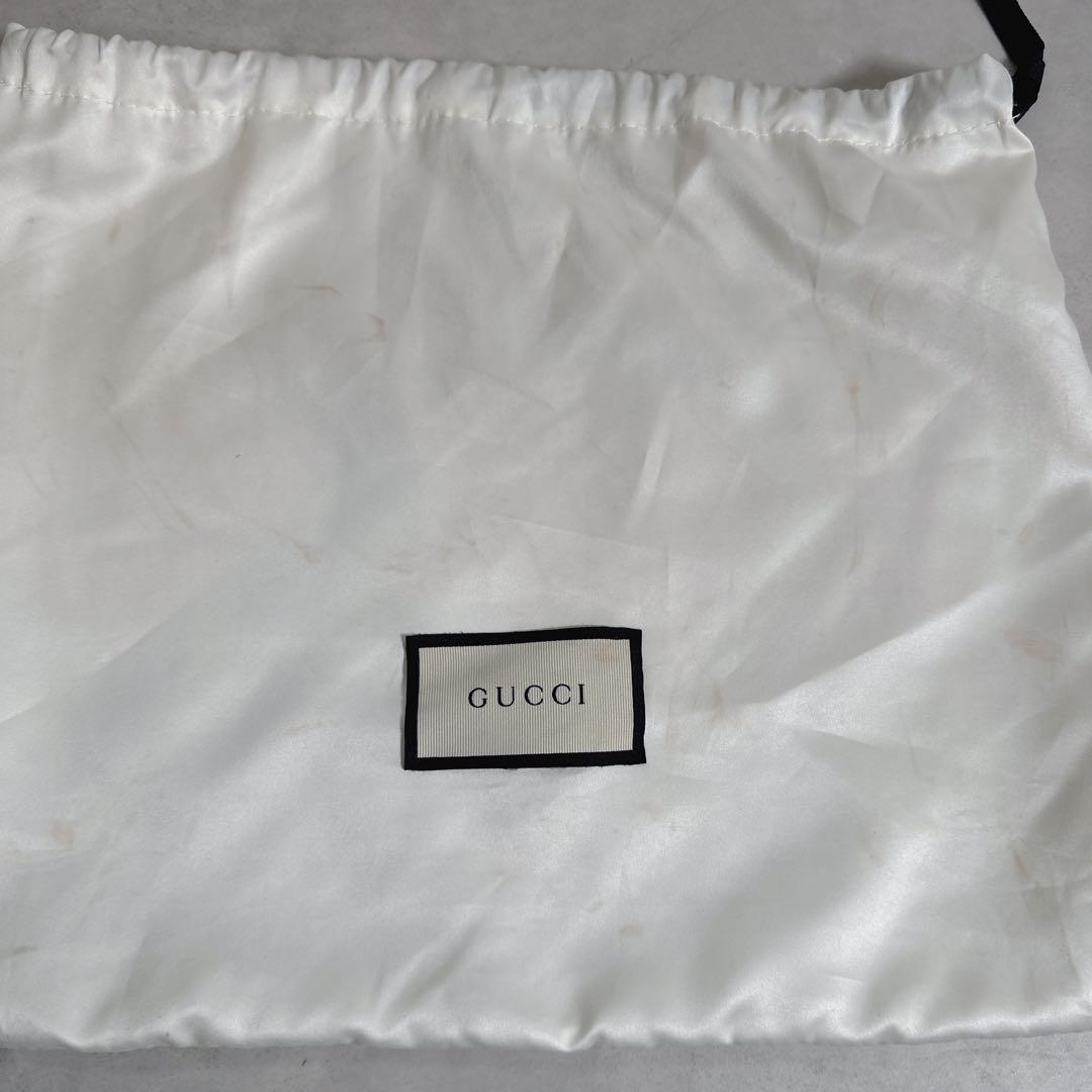 Gucci グッチ ベースボールキャップ 帽子 保存袋つき サイドロゴ