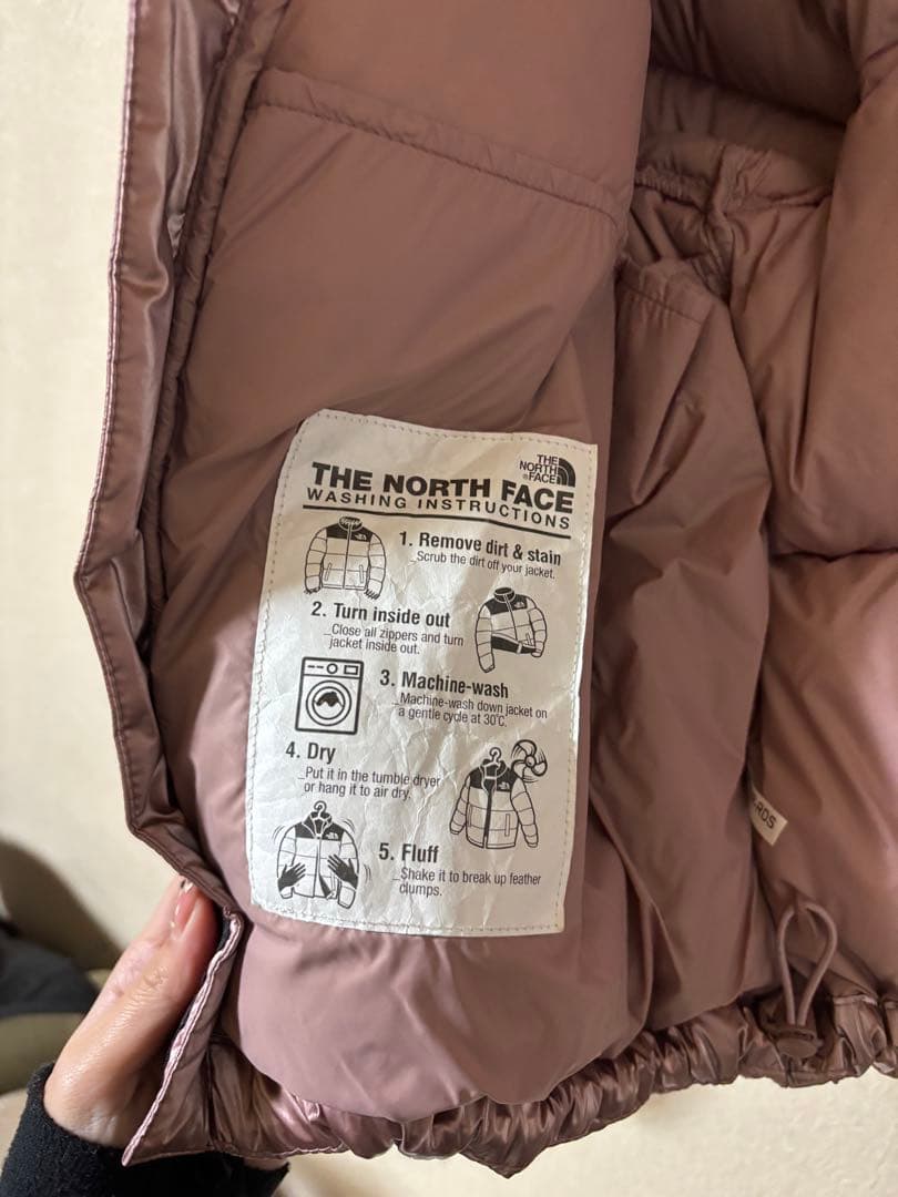 thenorthface ダウン　ぴんく