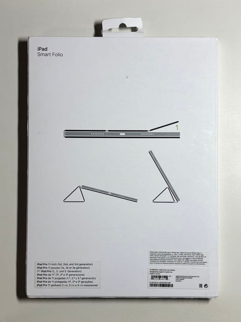 【新品】iPad用スマートフォリオ・ブラック②