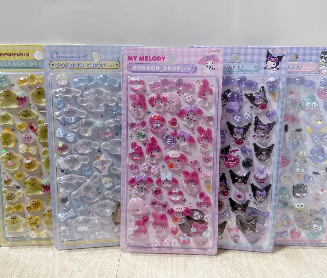 【正規品】サンリオ　ボンボンドロップシール　第二弾まとめ売り　おまけ付き