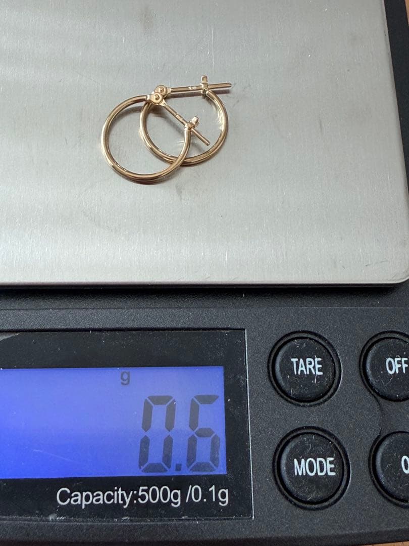 k18フープピアス