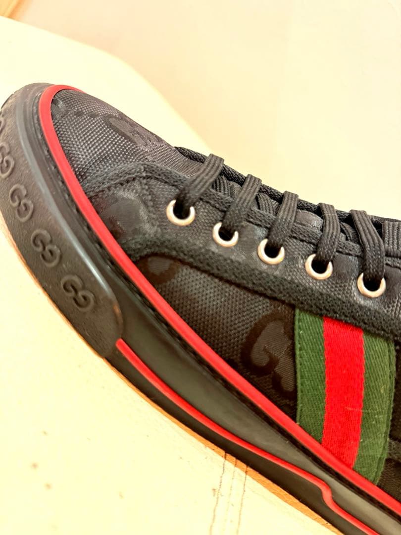 美品 本物格安 GUCCI グッチ メンズ スニーカー GG