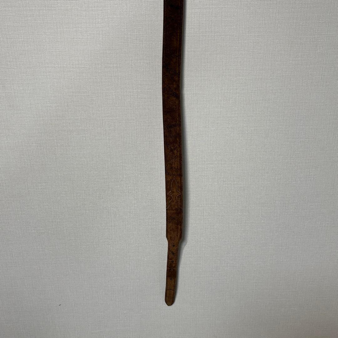 Lucchese ルケーシー　本革ベルト　ウエスタン　105cm 34インチ