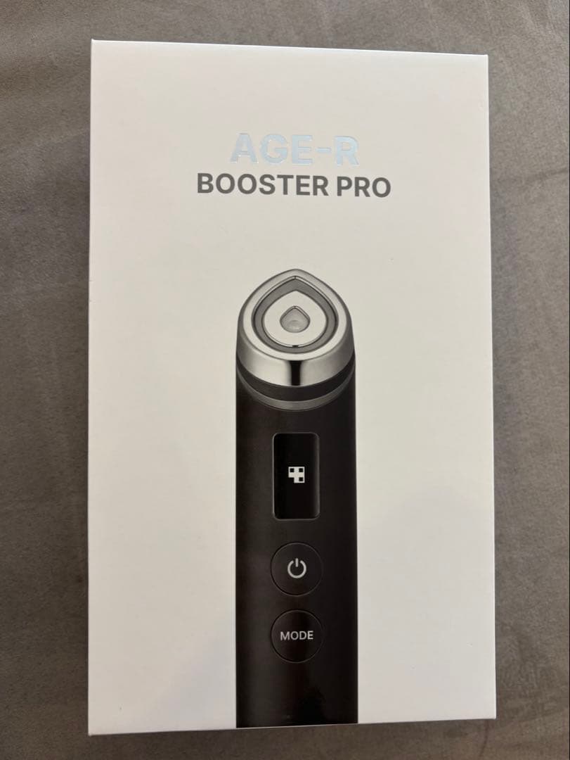 新品未使用AGE-R BOOSTER PRO ブラック 美顔器
