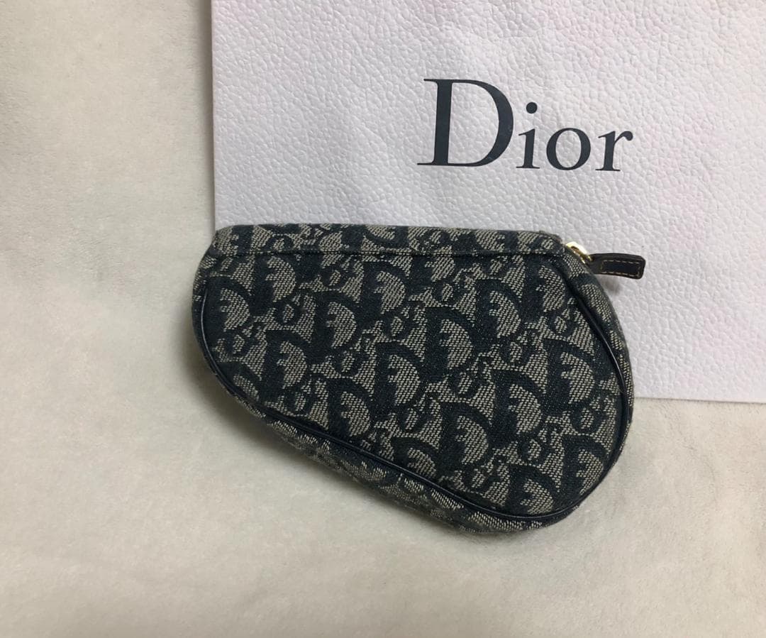希少 正規品 Dior ディオール ポーチ クラッチバッグ 総柄 トロッター