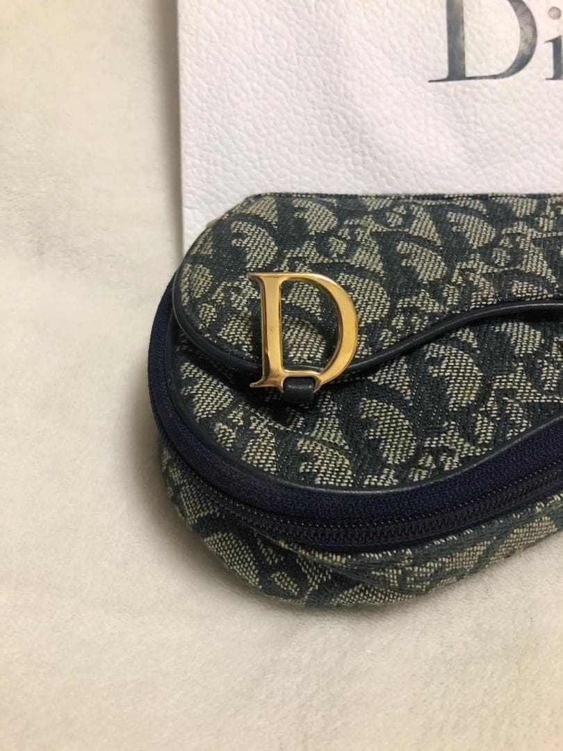 希少 正規品 Dior ディオール ポーチ クラッチバッグ 総柄 トロッター