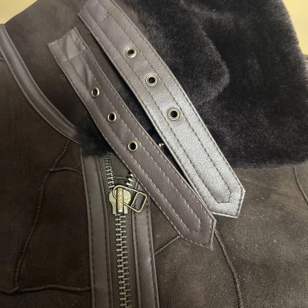 a*f様 美品　TYPE B-3 フライトジャケット リアルムートン　パッチワー