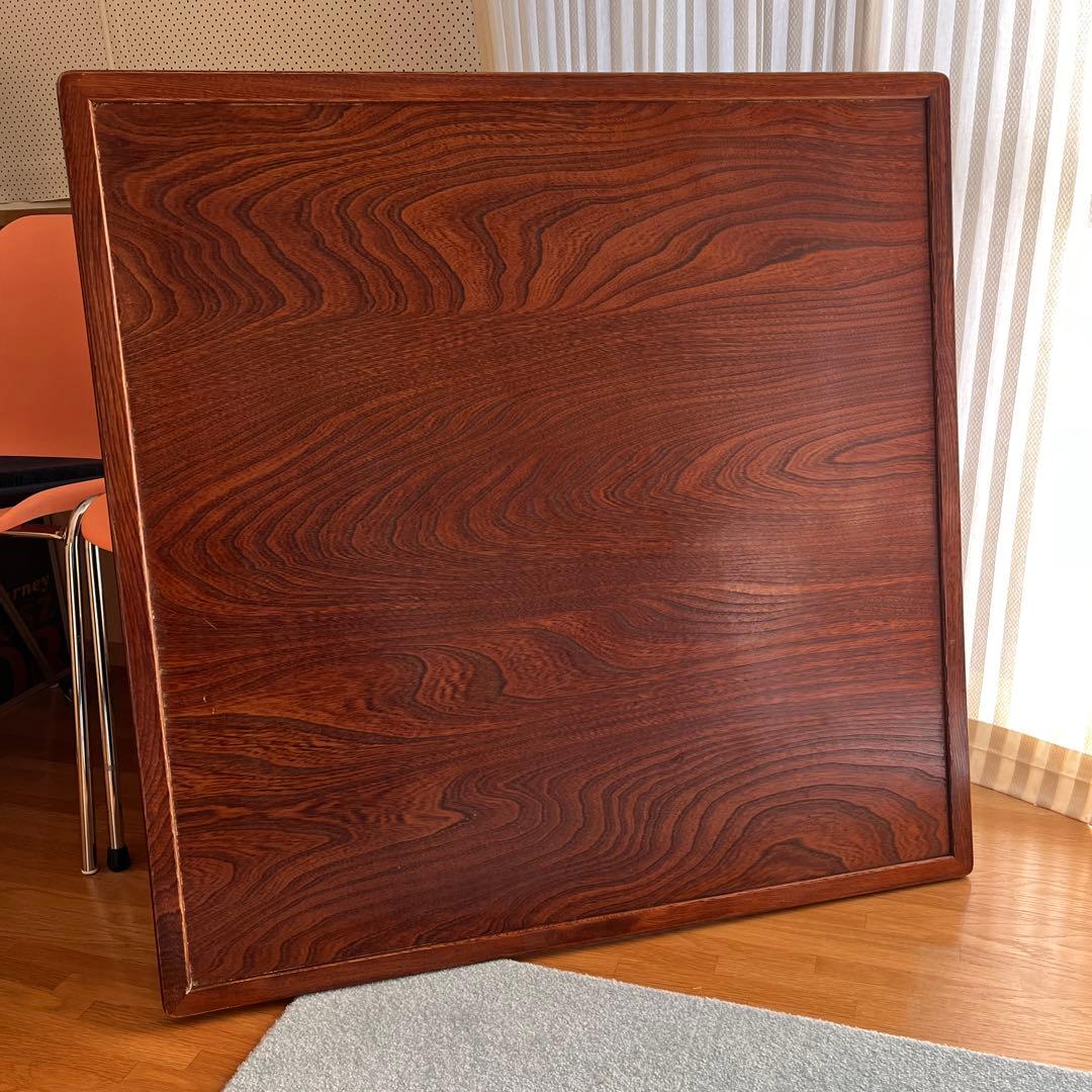 天然木　ヴィンテージこたつ板　90× 90 厚さ2.5