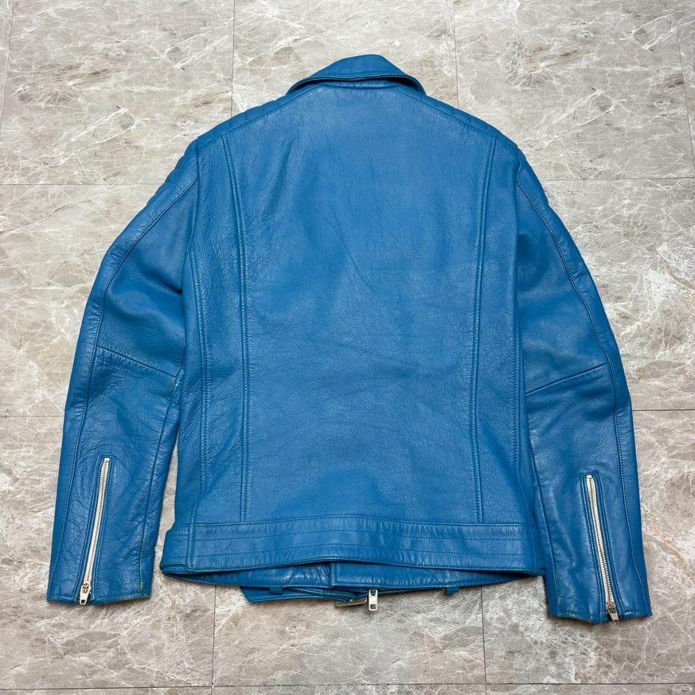 希少 of the neige style レザー ダブルライダース 羊革 42