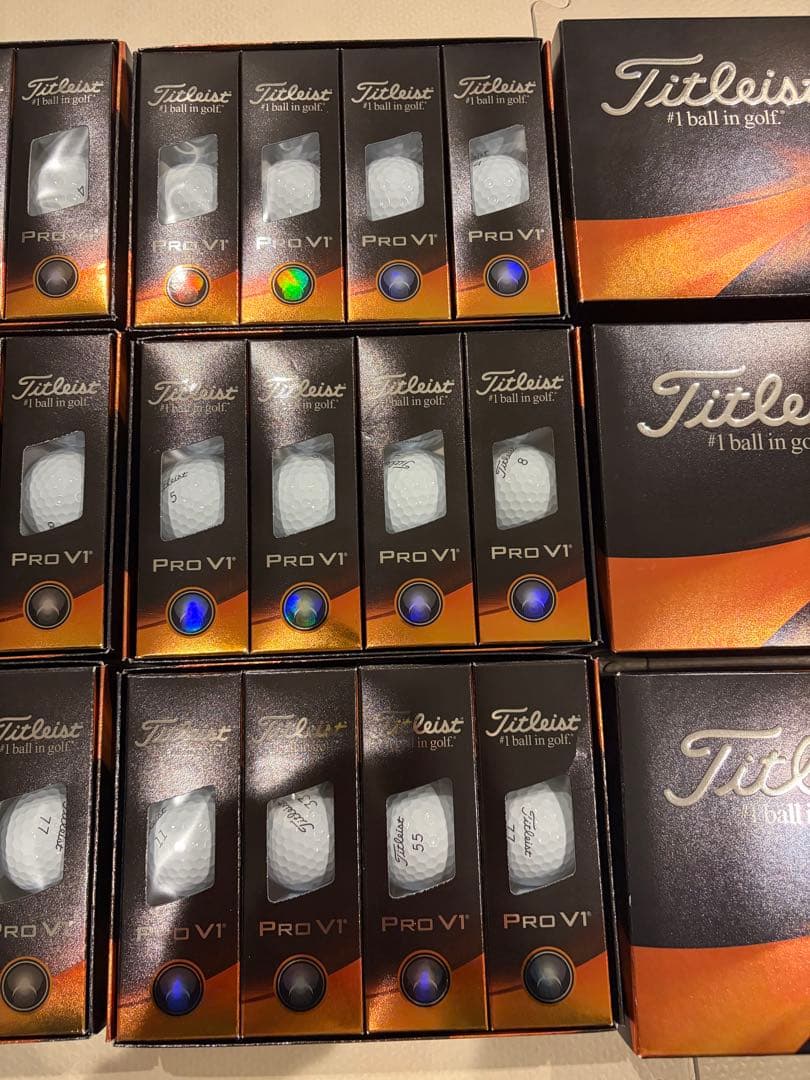 Titleist Pro V1 ゴルフボール72球　6箱セット