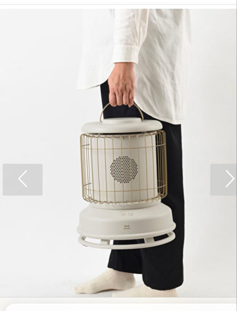 ブルーノ　BRUNO 全方位型ファンヒーター　Classic stoveブルー