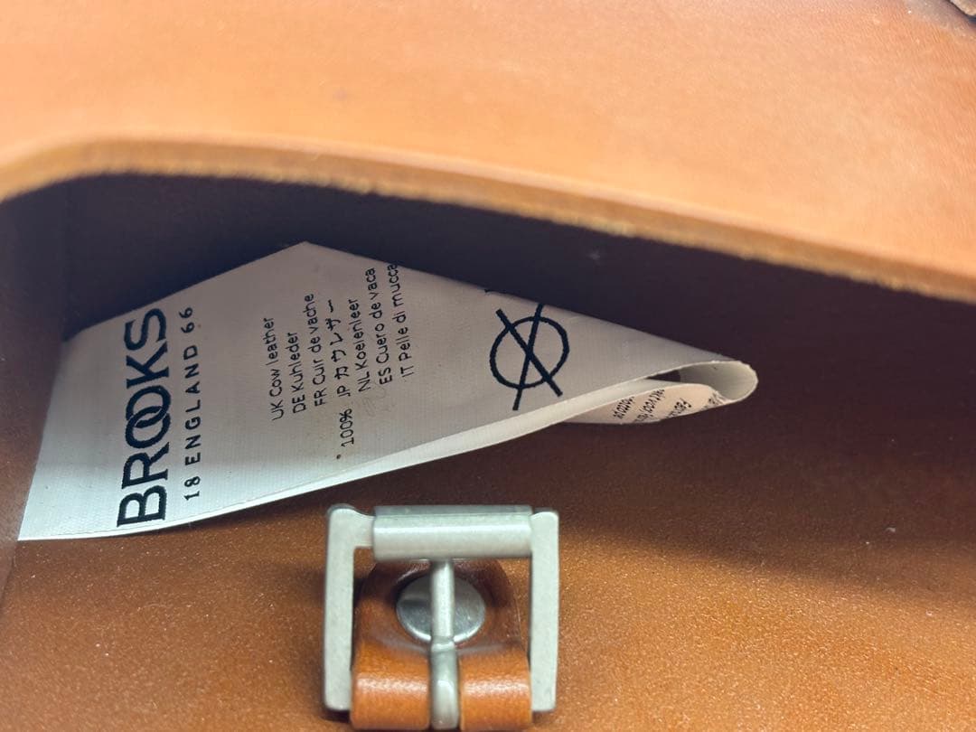 【美品・人気色】BROOKS チャレンジャー ツールバッグ ラージ 本革 ハニー