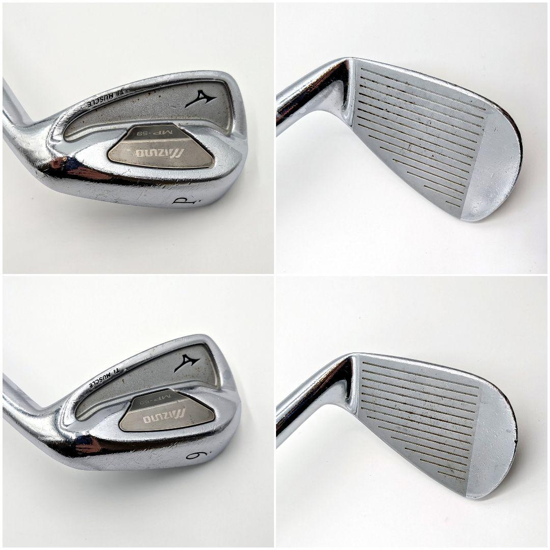 MIZUNO MP-59 アイアンセット 6本 TI MUSCLE GRAIN