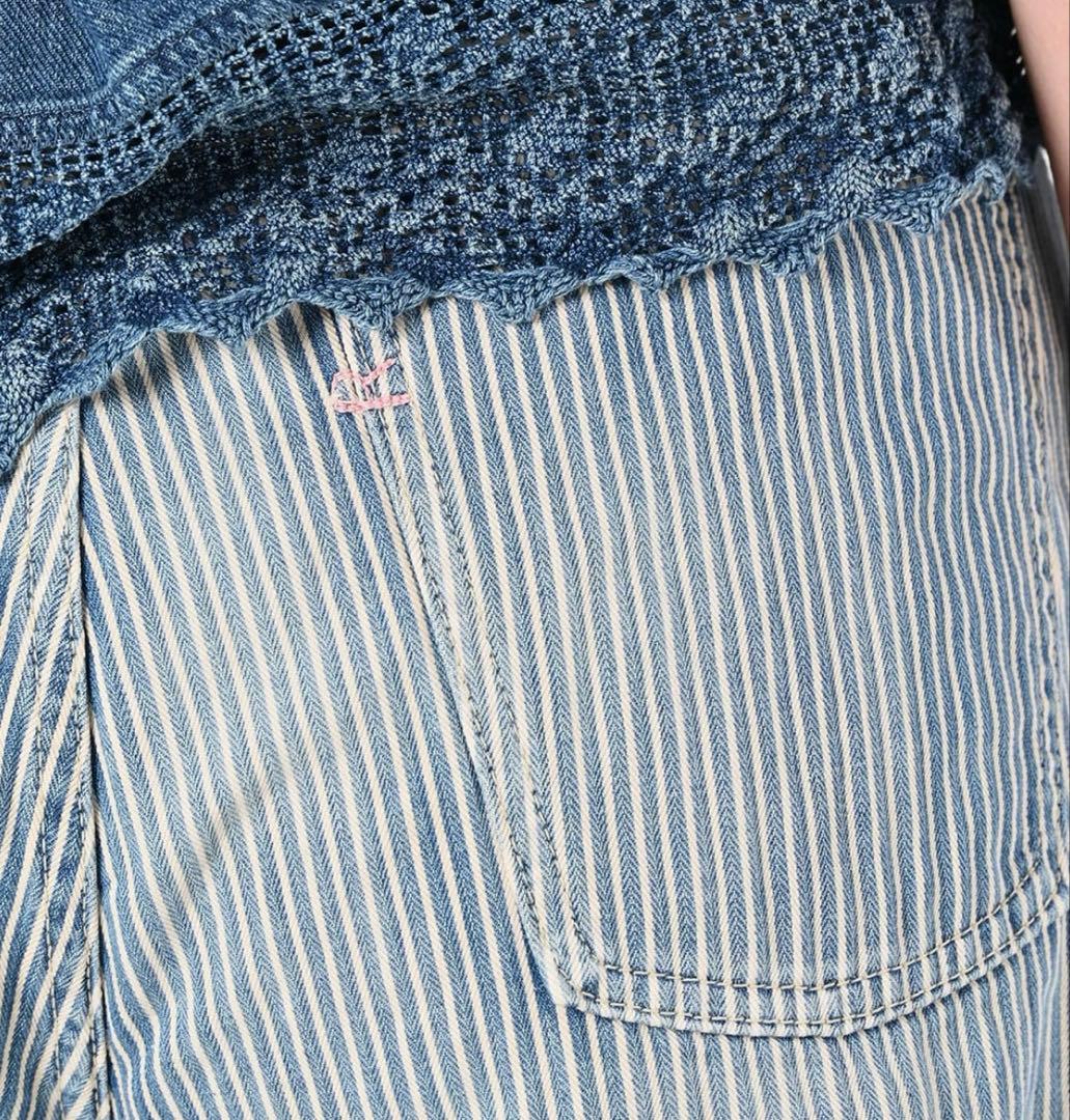 新品完売45Rライ麦デニムバチ姫ヒッコリー