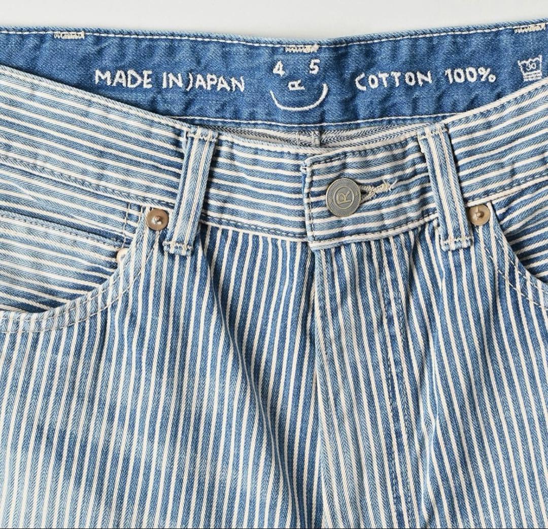 新品完売45Rライ麦デニムバチ姫ヒッコリー