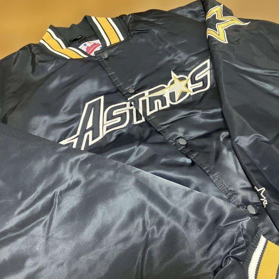 90年代 MLB ヒューストン アストロズ　サテンジャケット　XLサイズ