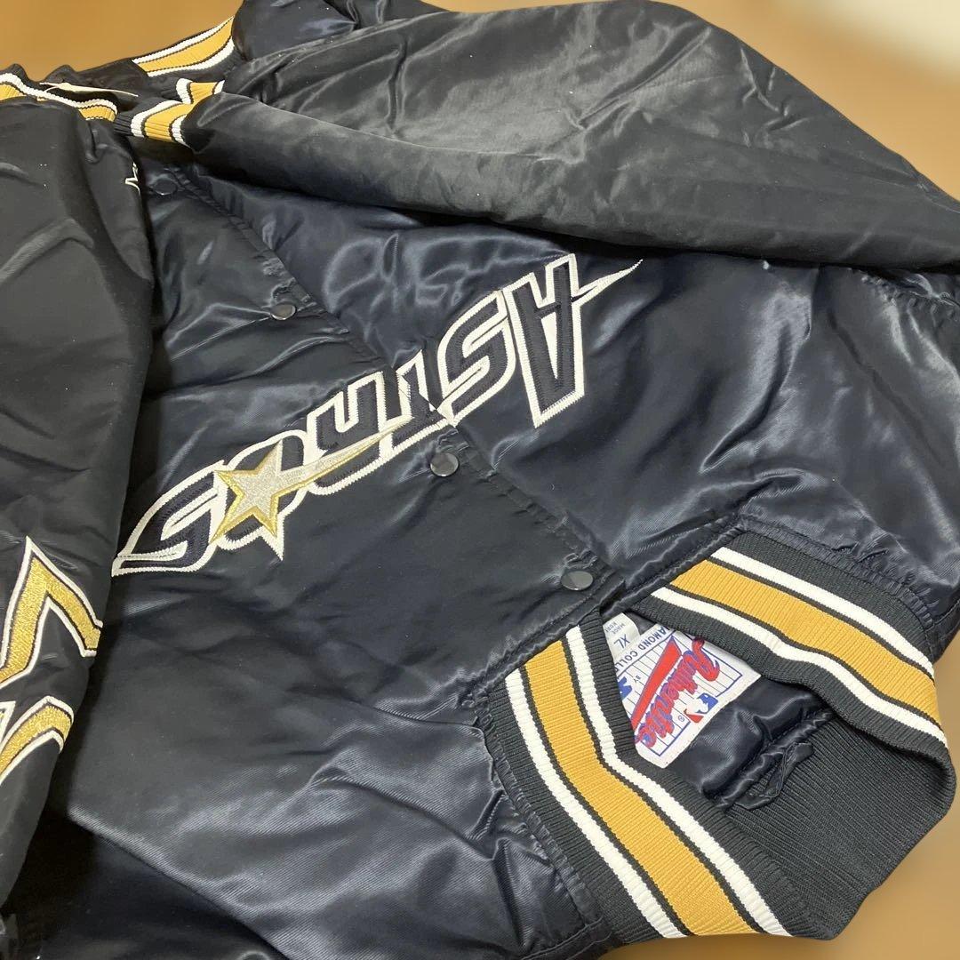 90年代 MLB ヒューストン アストロズ　サテンジャケット　XLサイズ