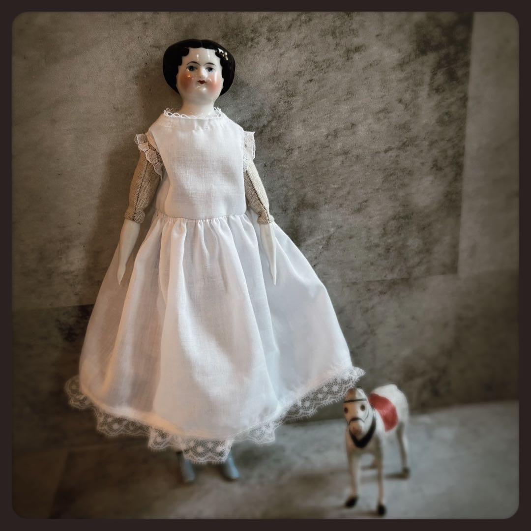 アンティーク チャイナヘッドドール　ビスクドール クラシカルスタイル