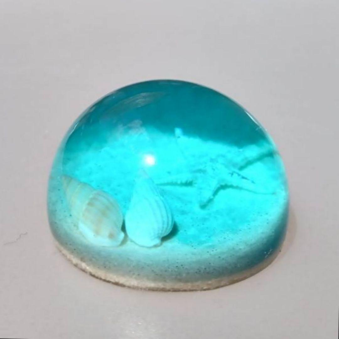 【 海のかけらドーム No.2172 】エポキシレジン オーシャンアート レジン