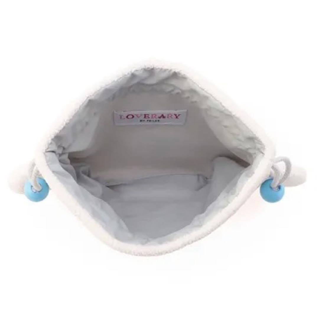 新品未開封★ フェイラー モフモフワンチャン　マルチーズ巾着