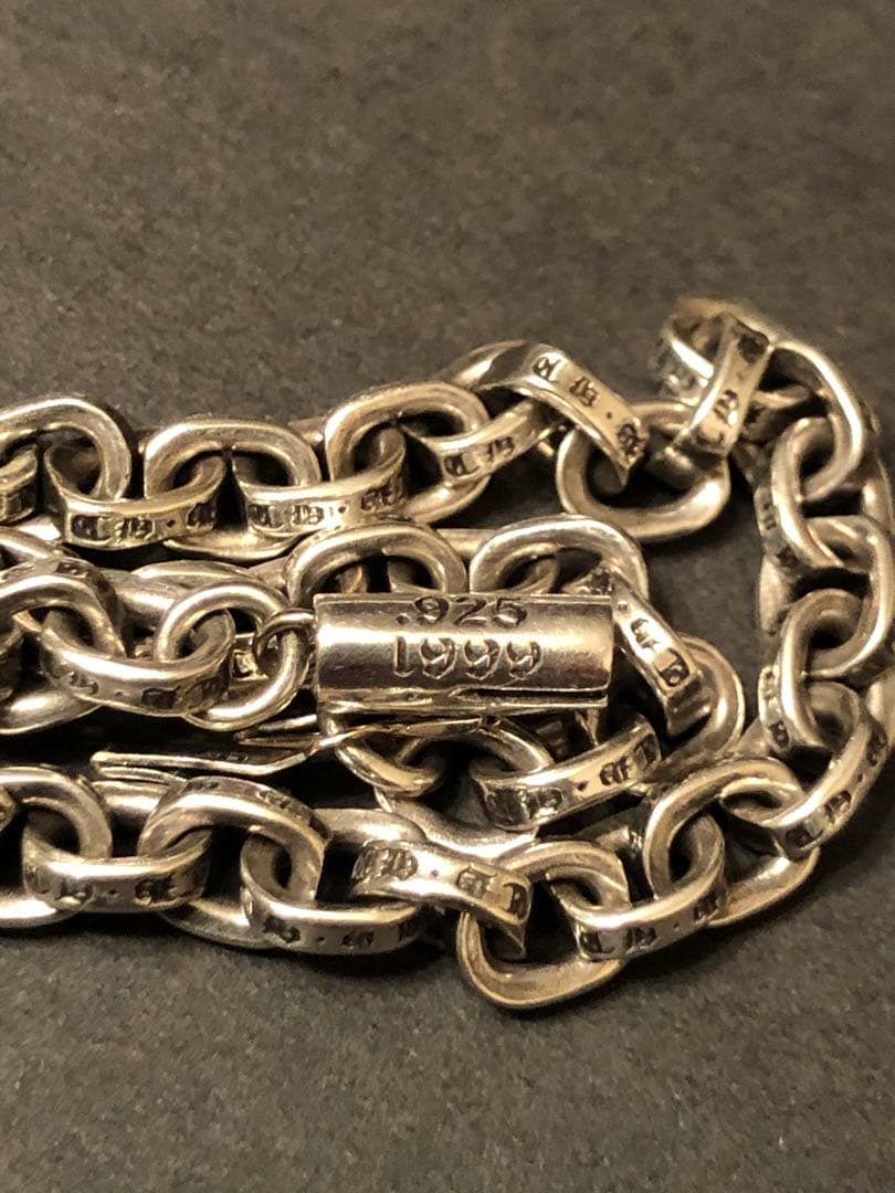 クロムハーツ　定番人気ペーパーチェーンブレスレット　正規ユナイテッドアローズ購入