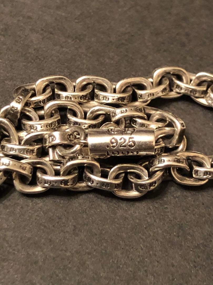 クロムハーツ　定番人気ペーパーチェーンブレスレット　正規ユナイテッドアローズ購入