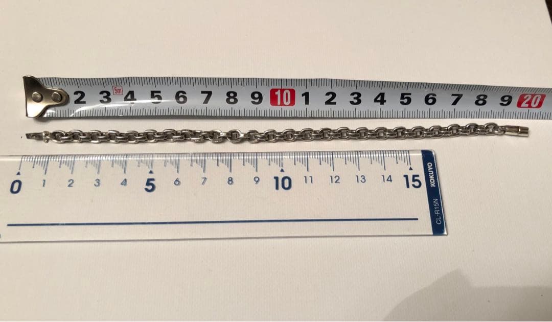 クロムハーツ　定番人気ペーパーチェーンブレスレット　正規ユナイテッドアローズ購入