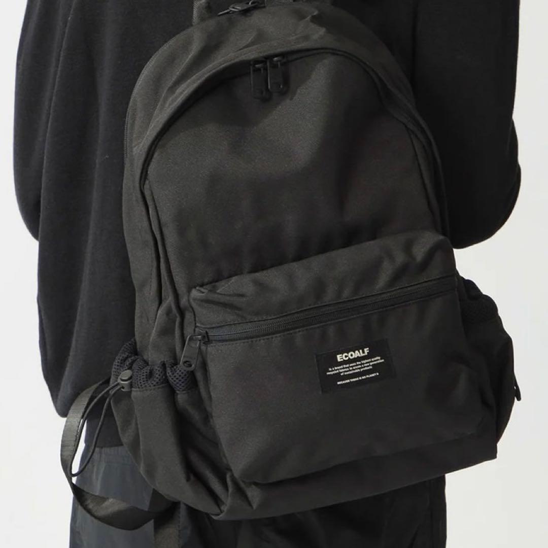 ECOALF 黒 バックパック / WAKAI BACKPACK ブラック