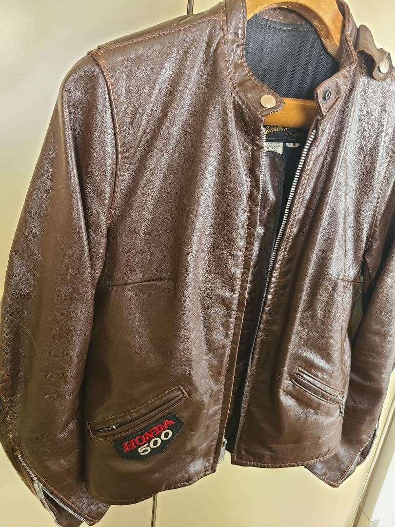 60s ヴィンテージ 希少サイズ Brooks ブルックス シングル ライダース