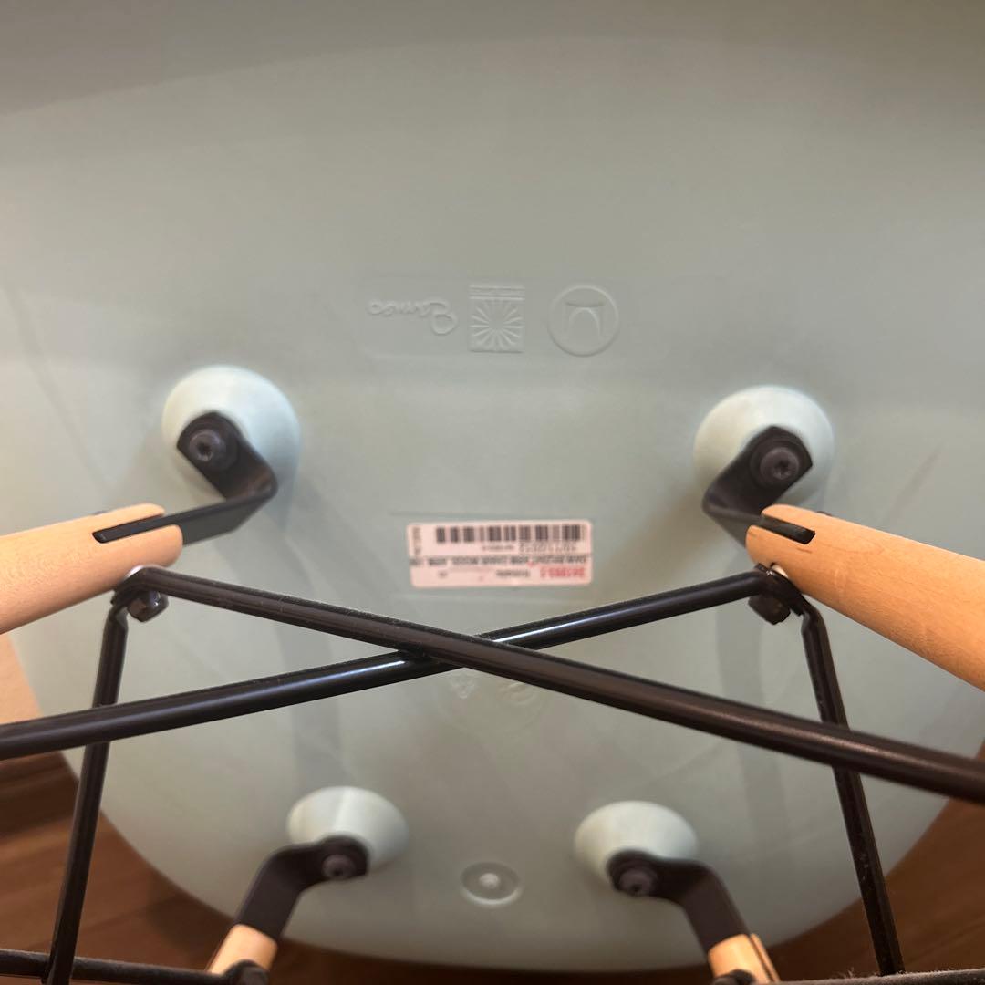 美品ハーマンミラー イームズ プラスチック シェル アーム チェア DAWライム