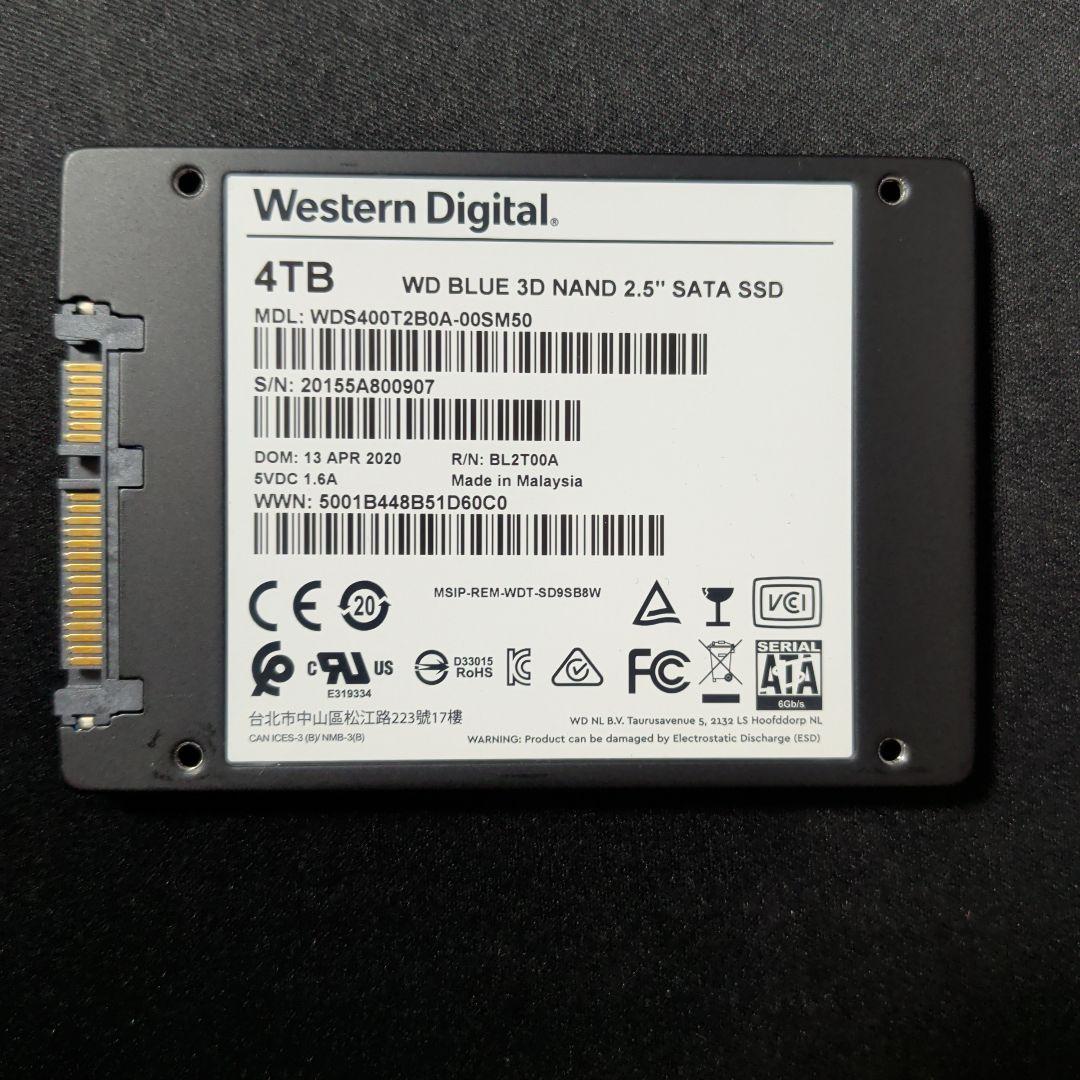 Western Digital 2.5インチ SSD 4TB