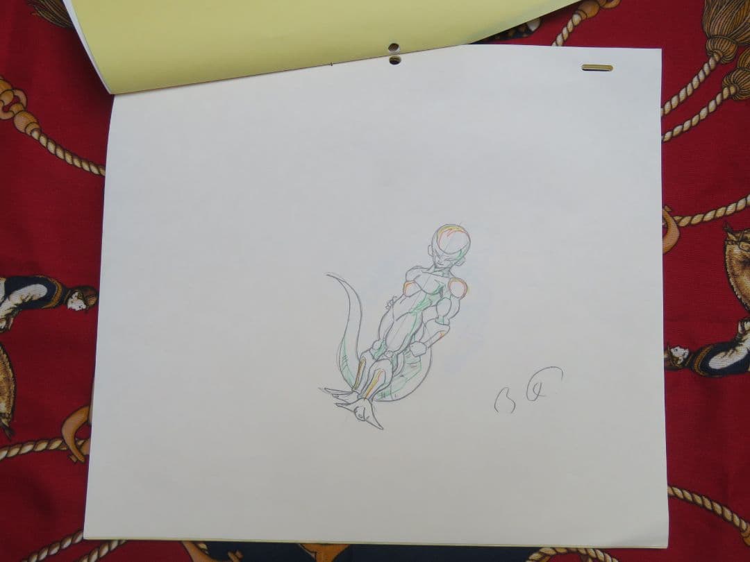 メ*ロ様 ドラゴンボール セル画 原画 フリーザ ベジータ 当時品