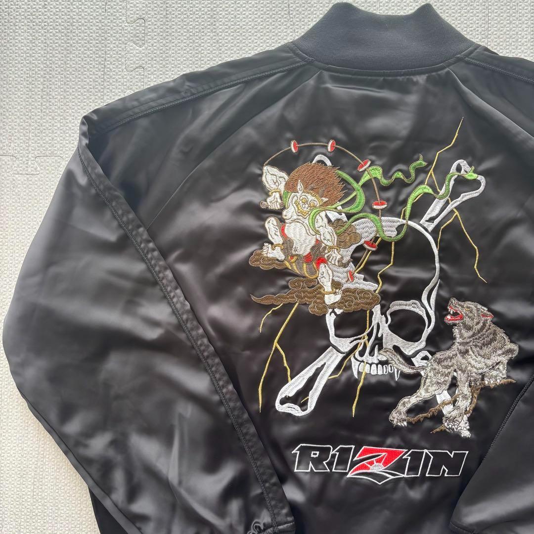 RIZIN × ROEN 雷神×狼煙 ライジン ロエン スカジャン ジャケット