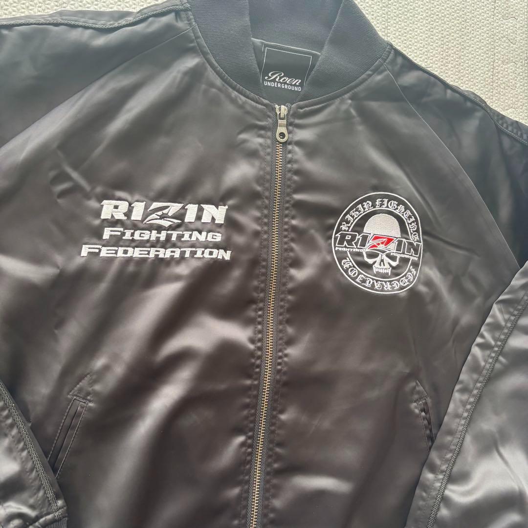 RIZIN × ROEN 雷神×狼煙 ライジン ロエン スカジャン ジャケット