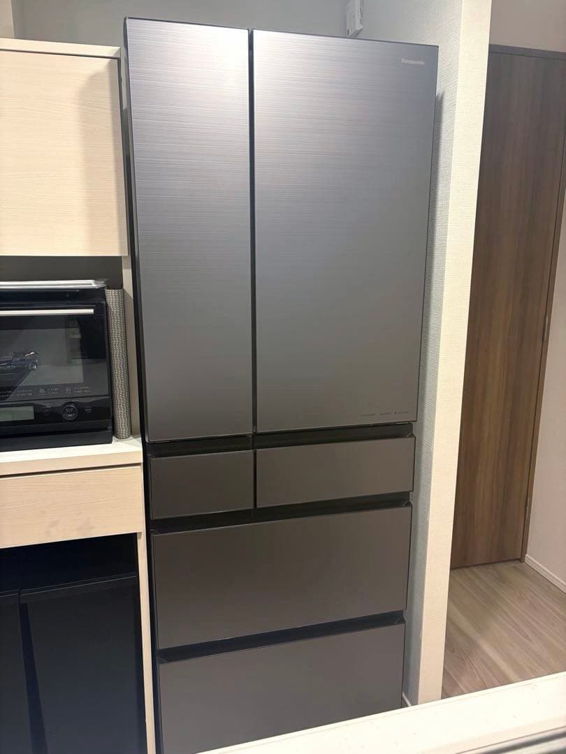 Panasonic冷蔵庫6ドア最上位モデル NR-F55WX1-H 2024年製