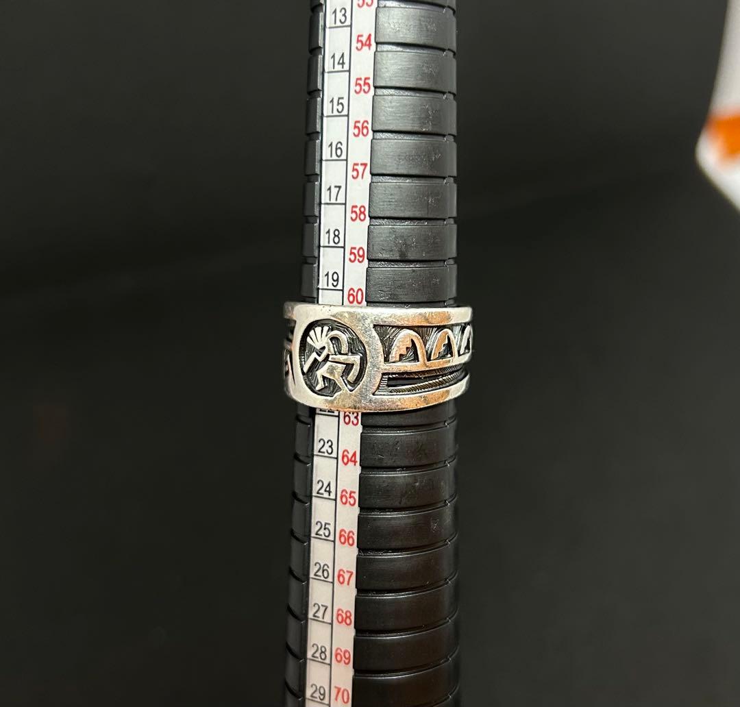 ホピ族Lucion Koinva ルーションバ　21号オーバーレイリング