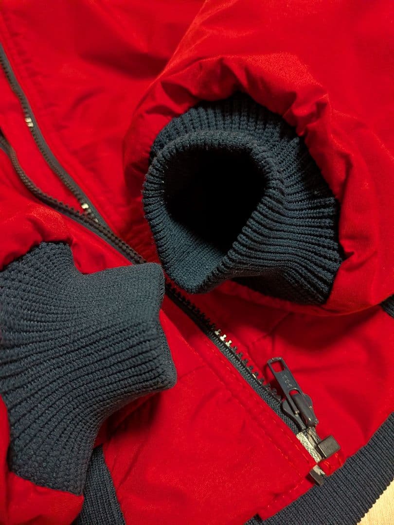 ぬ*こ様 パタゴニア　シェルドシンチラジャケット　80s USA製　レッド