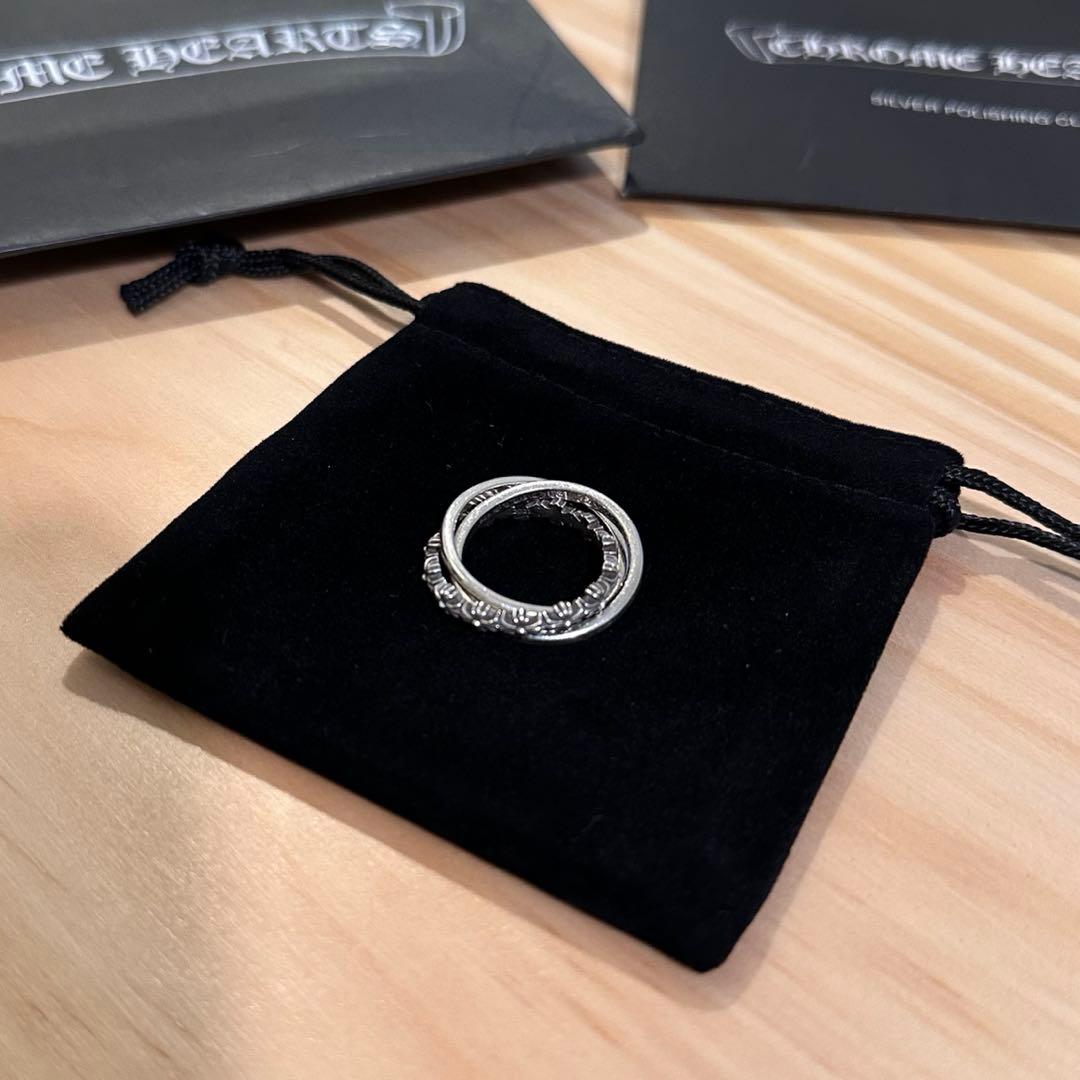 【正規品】クロムハーツトリプルバンドリング16.5号