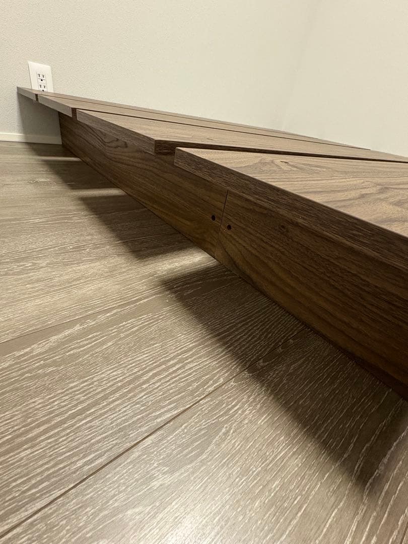 LOWYA ロウヤ ベッド ベッドフレーム　ダブル　すのこベッド