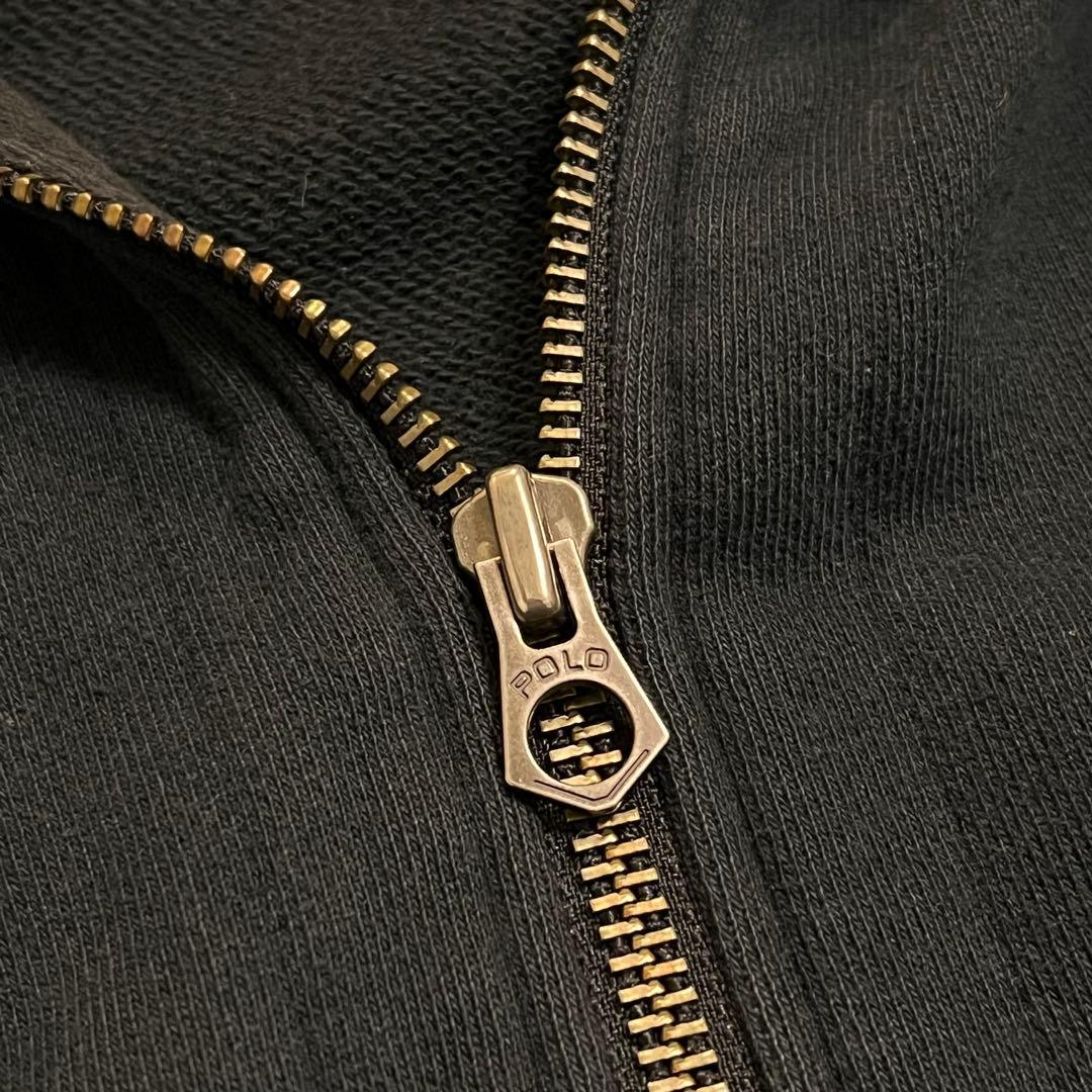 トップス Ralph Lauren 90s zip-up parker BLACK