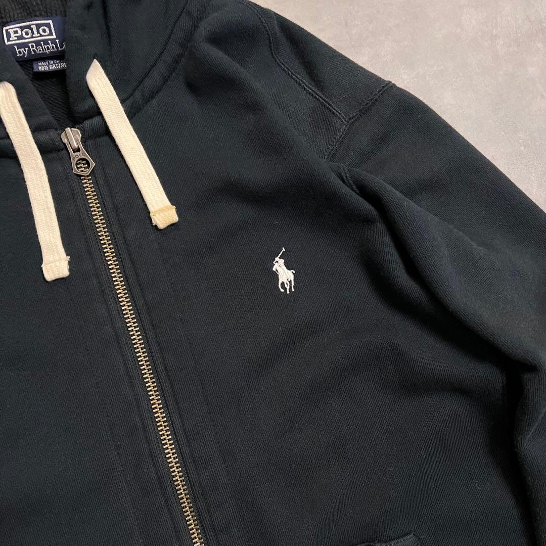 トップス Ralph Lauren 90s zip-up parker BLACK