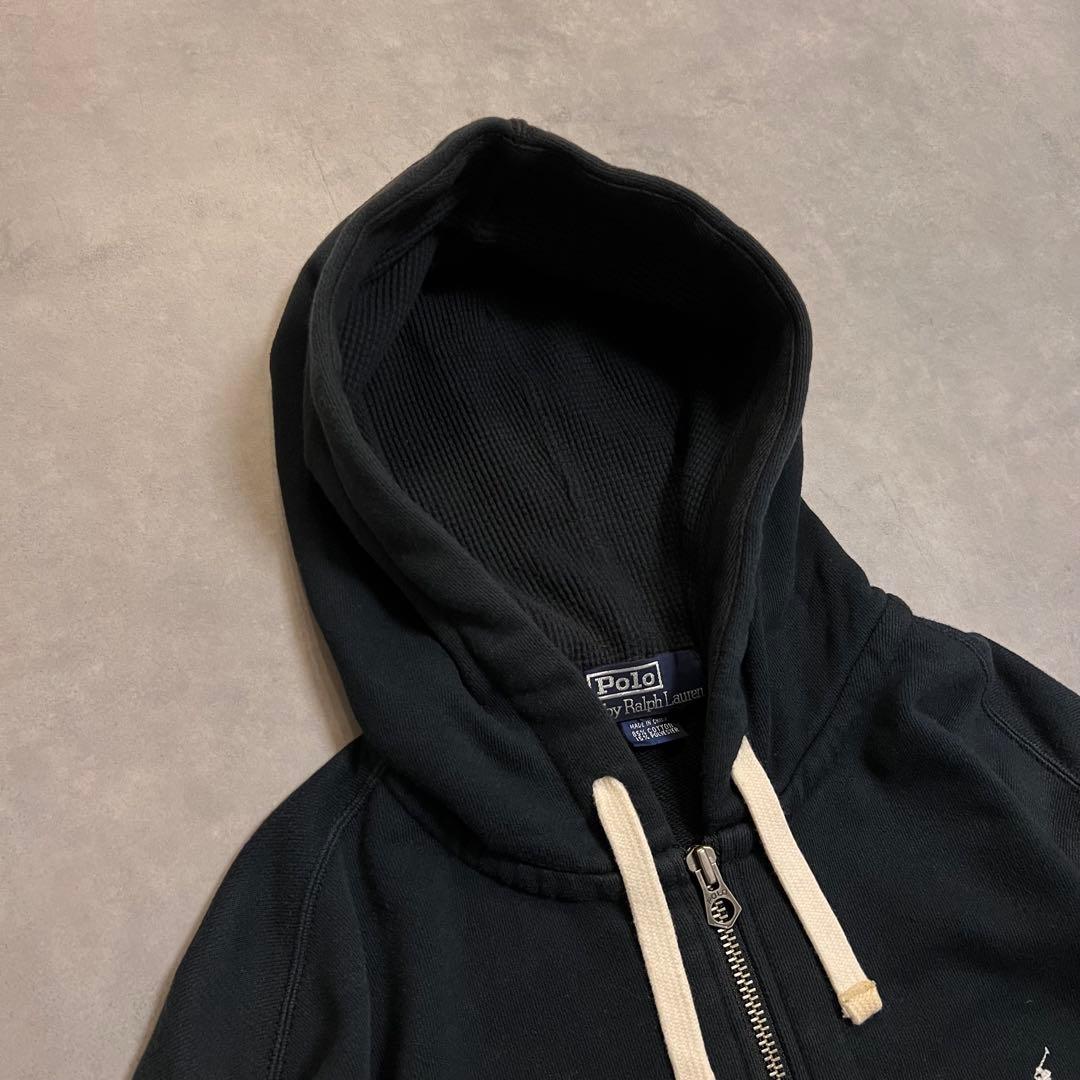 トップス Ralph Lauren 90s zip-up parker BLACK