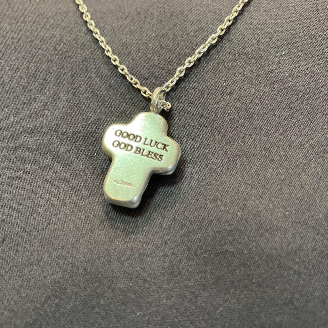 Crimie クライミー ターコイズ クロスチャーム シルバーネックレス