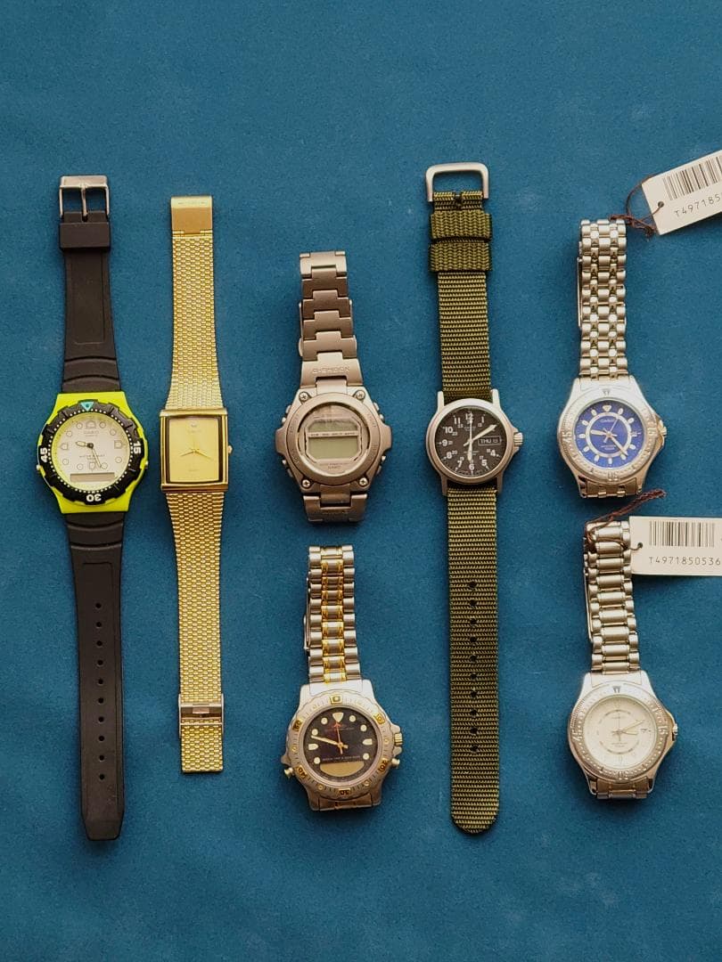 CASIO 時計 7本 電池切れ