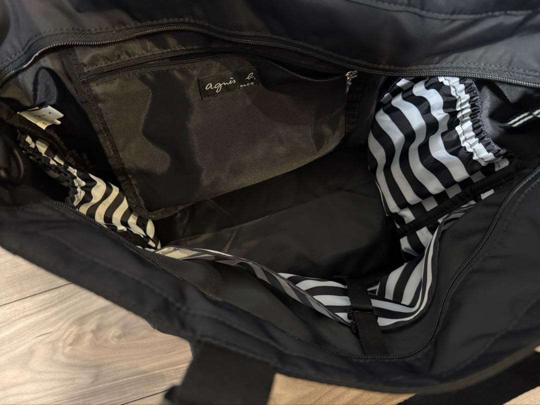 アニエスベー　agnès b. ロゴ ペアレンツバッグ マザーズバッグ