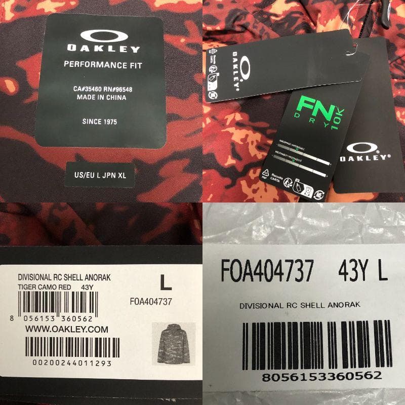 Oakley　プルオーバー アノラック　XL【新品】スノボー　パーカー