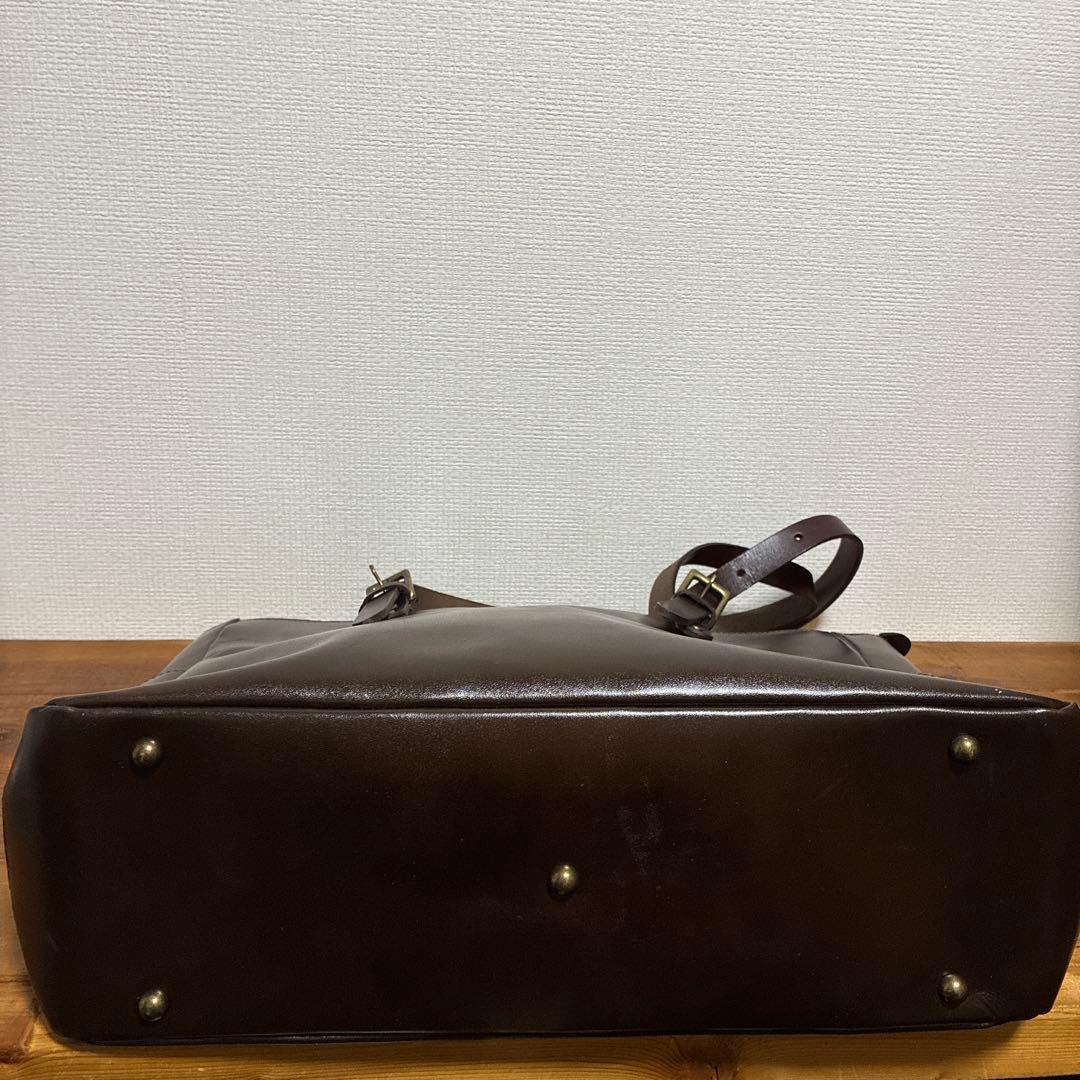 【美品】zeha ツェハ　本革　A4収納 肩掛け可　トートバッグ　ビジネスバッグ