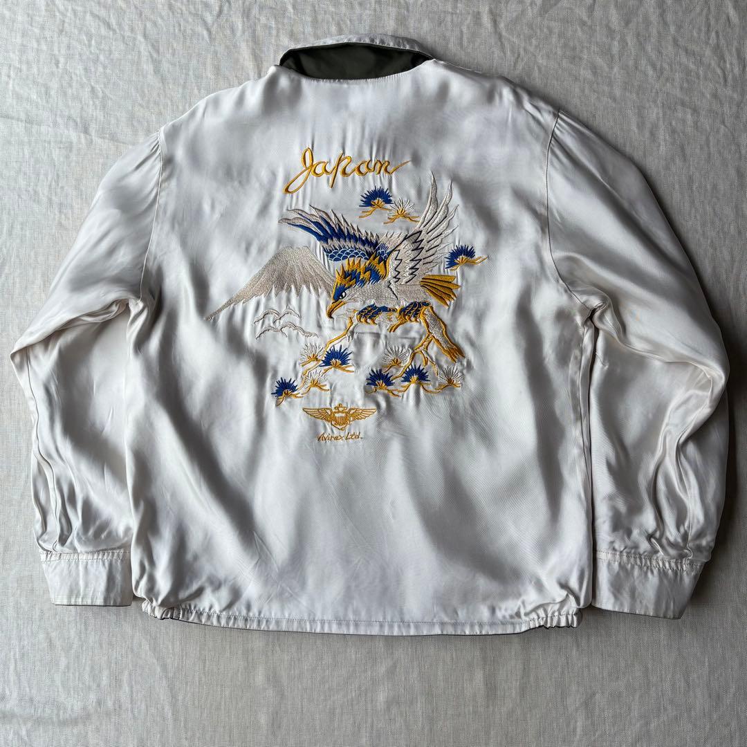 美品 AVIREX アヴィレックス リバーシブル スーべニアジャケット XL