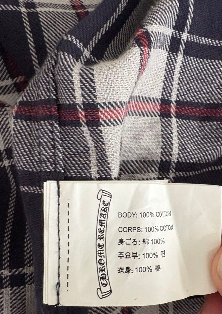 クロムハーツ　ネルシャツ　XL